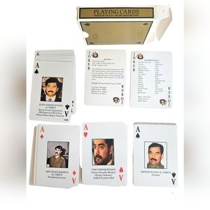 Iraqi most wanted playing cards/excellent condition